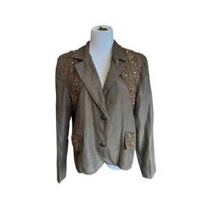 NWOT Pyramid Collection Beaded Jacket